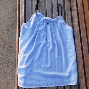 LIKE NEW Naked Zebra Cute Light Blue Strap Blouse